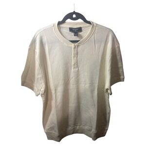 Forever 21 Men's Waffle Knit Henley Shirt Large NWT